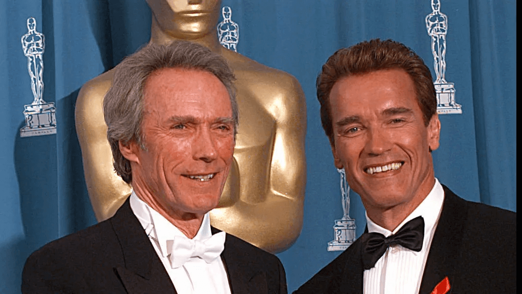 Arnold Schwarzenegger and Clint Eastwood 
