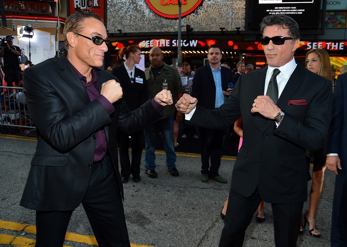 Jean-Claude Van Damme and Sylvester Stallone