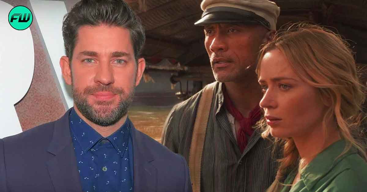 "John is so used to me having to make out with other men": Emily Blunt Kissing Dwayne Johnson Did Not Make John Krasinski Feel Insecure