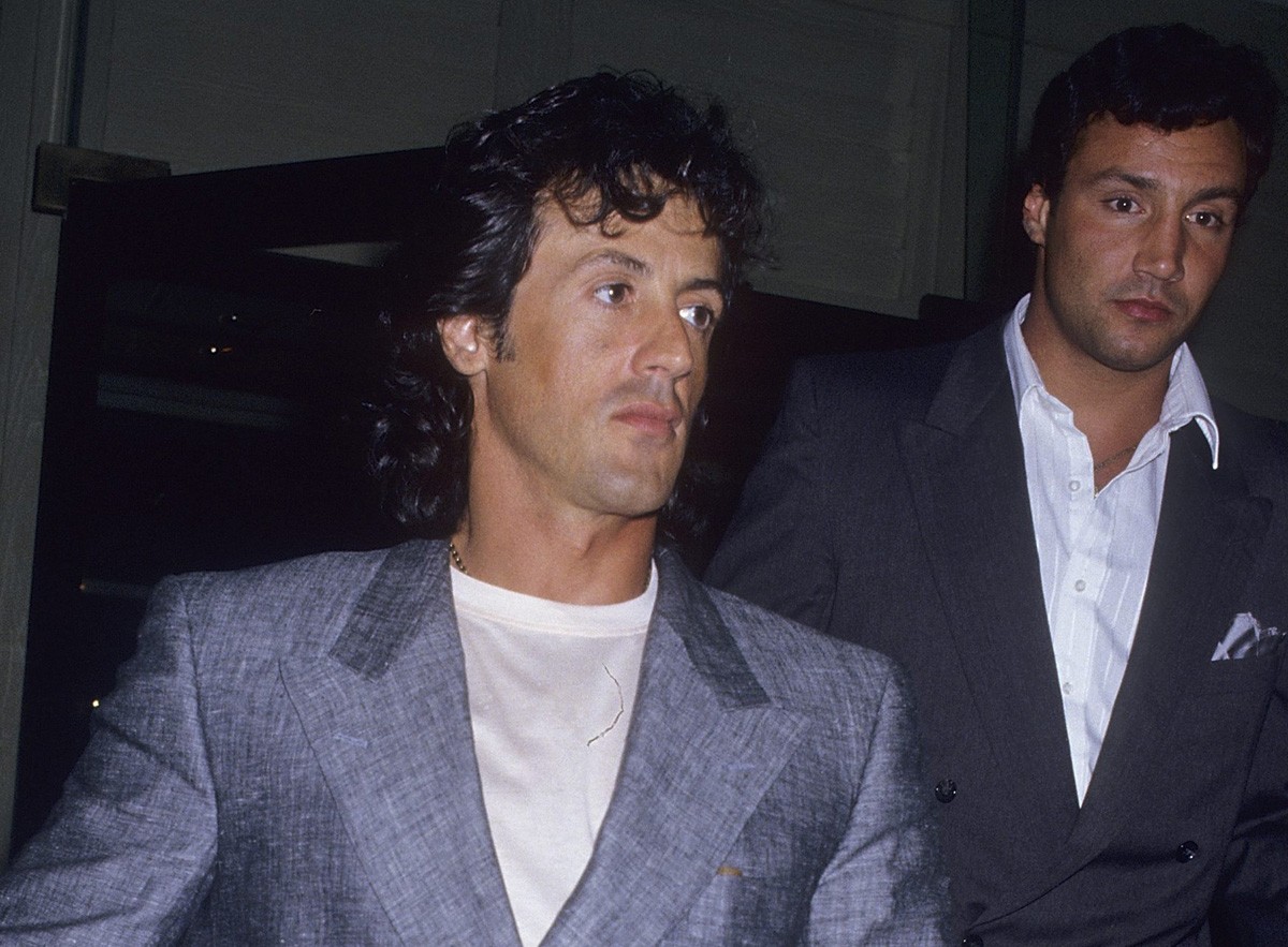 Sylvester Stallone and Michael De Luca in 1987