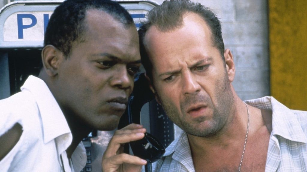 Samuel L. Jackson and Bruce Willis in Die Hard with a Vengeance