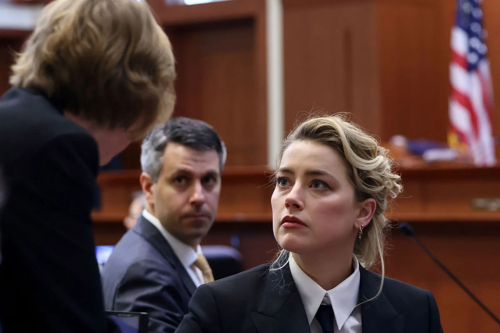 Amber Heard at court during the Depp vs Heard trial