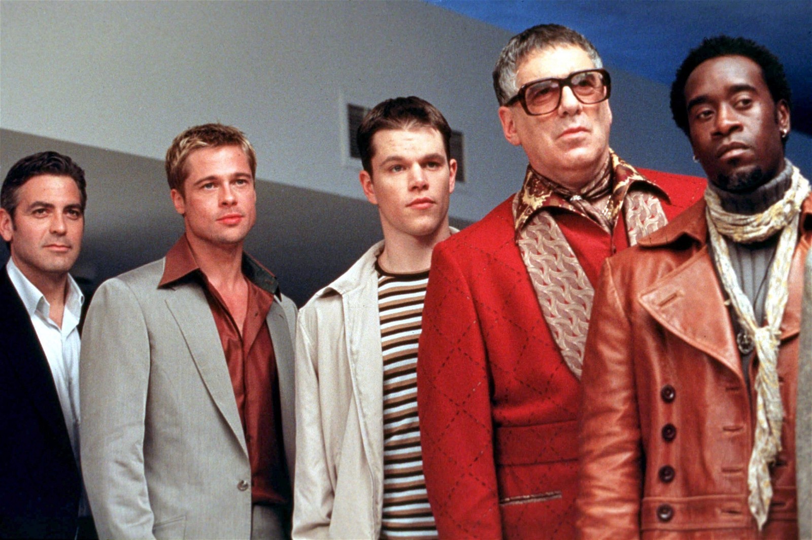 George Clooney and gang in Ocean's Eleven 