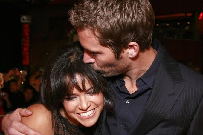 Michelle Rodriguez and Paul Walker