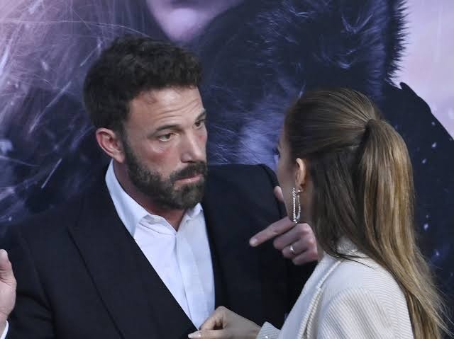 Ben Affleck and Jennifer Lopez were reportedly seen arguing at The Mother premiere