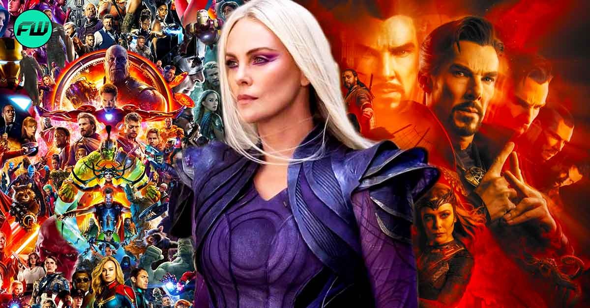 mcu charcaters, charlize theron and doctor strange 2 poster