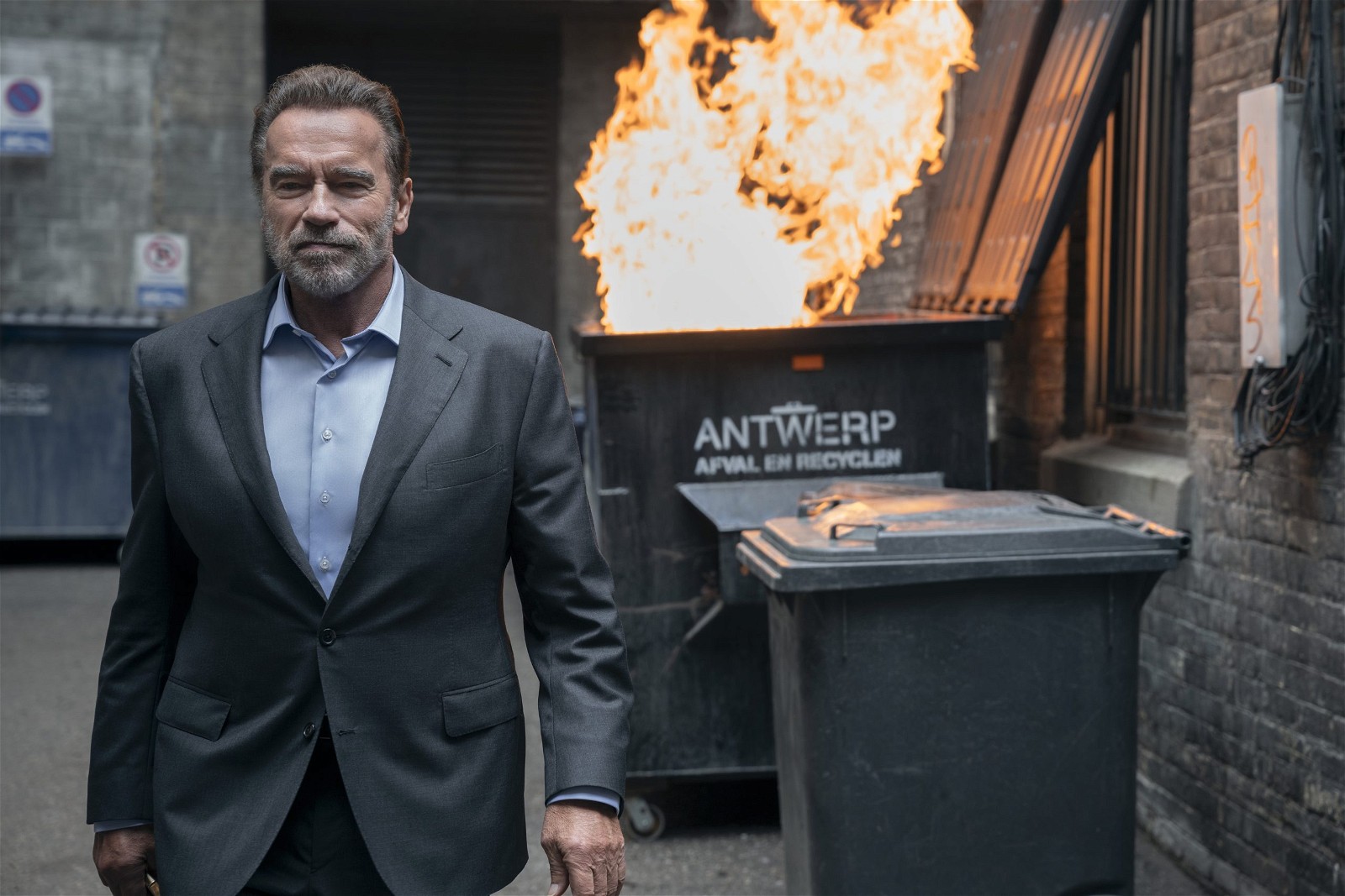 Arnold Schwarzenegger as Luke Brunner in Netflix's FUBAR