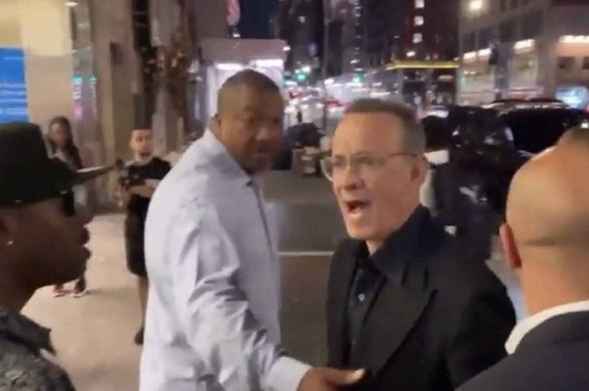 Tom Hanks gets angry at fans