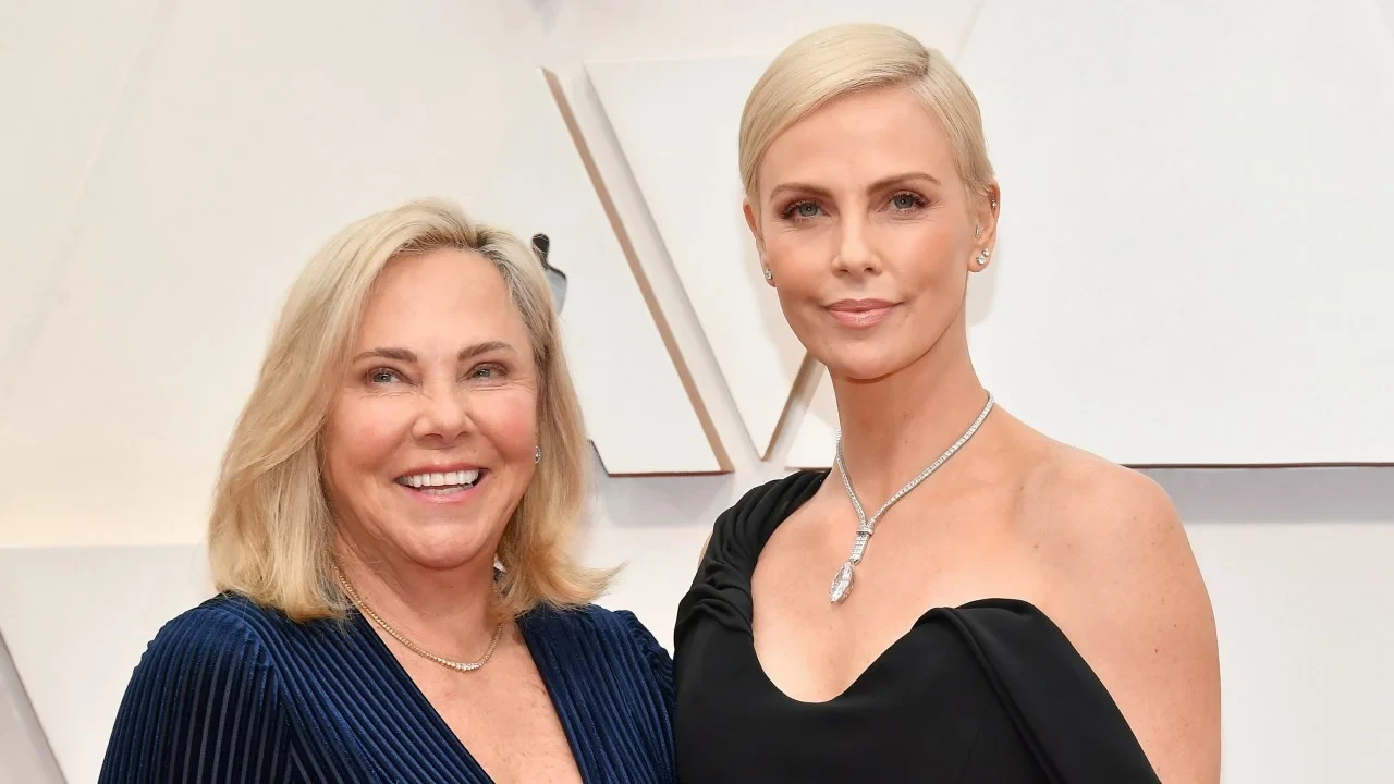 Charlize Theron and her mother
