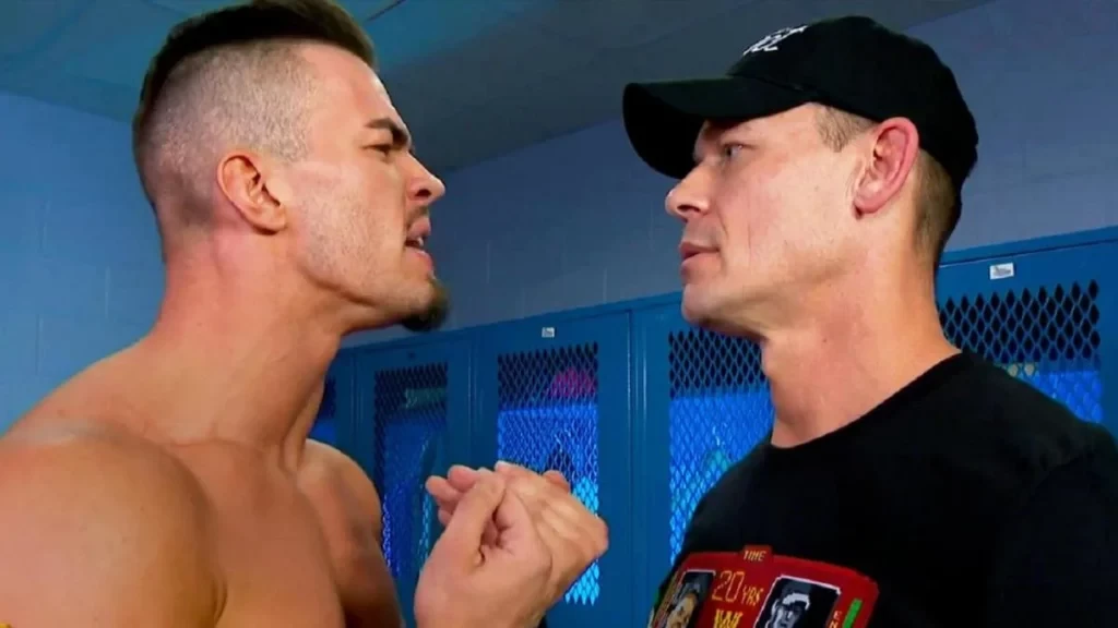 Cena went head-to-head with Theory on WrestleMania 39