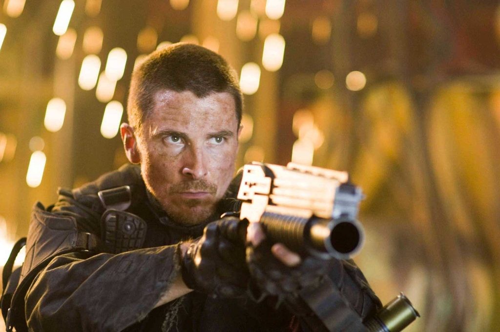 Christian Bale as John Connor in Terminator Salvation