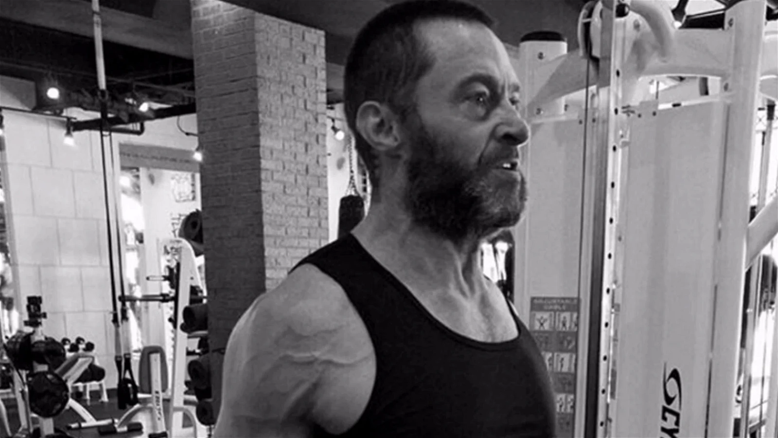 Jackman spent hours in the gym for his role