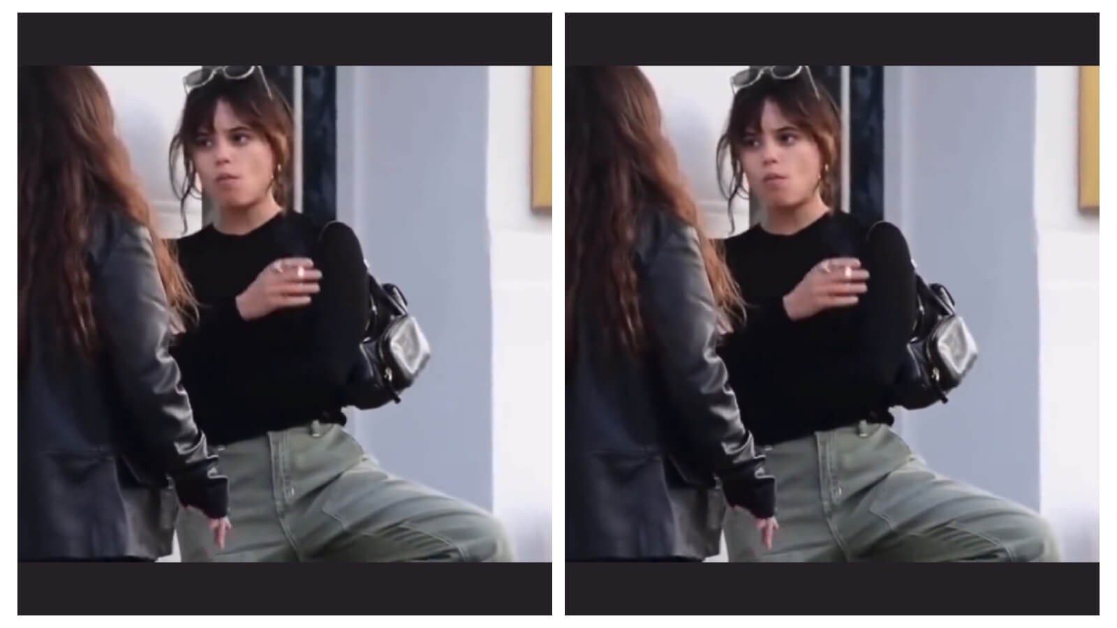 Jenna Ortega spotted smoking in public with a friend