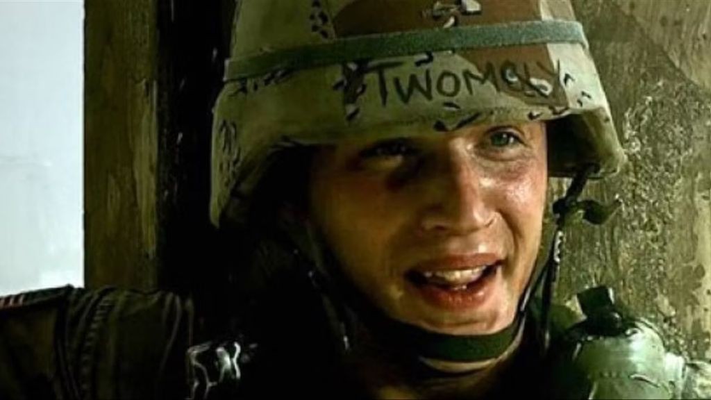 Tom Hardy in Black Hawk Down