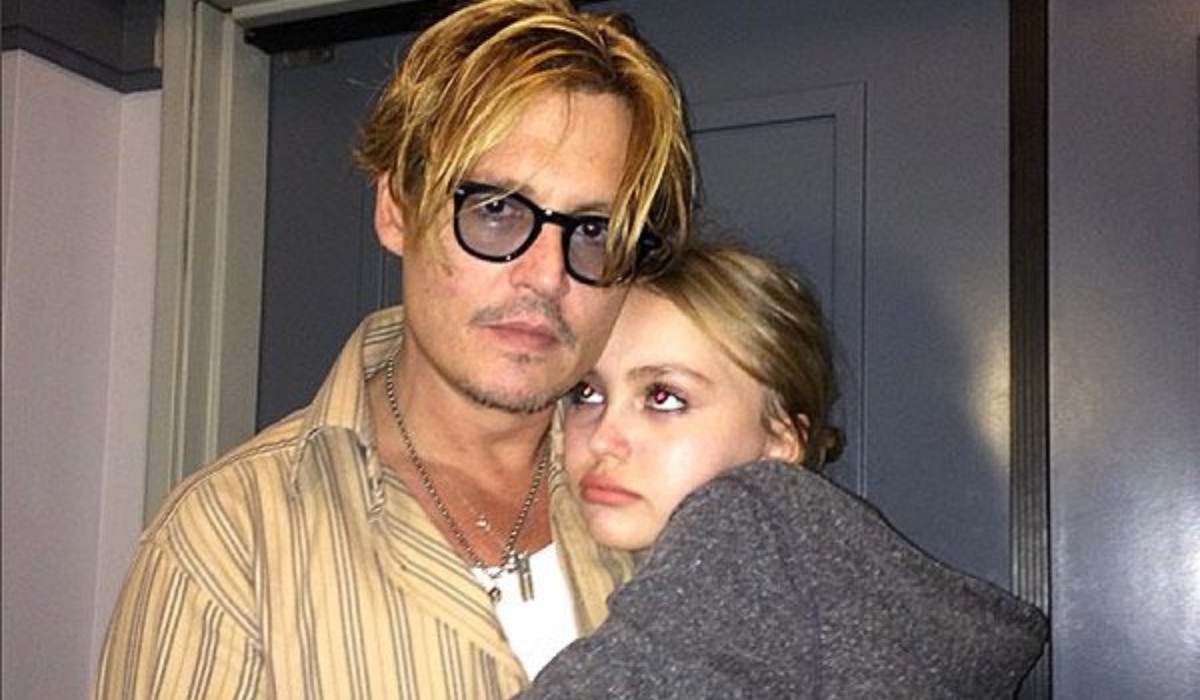 Johnny Depp and Lily-Rose Depp
