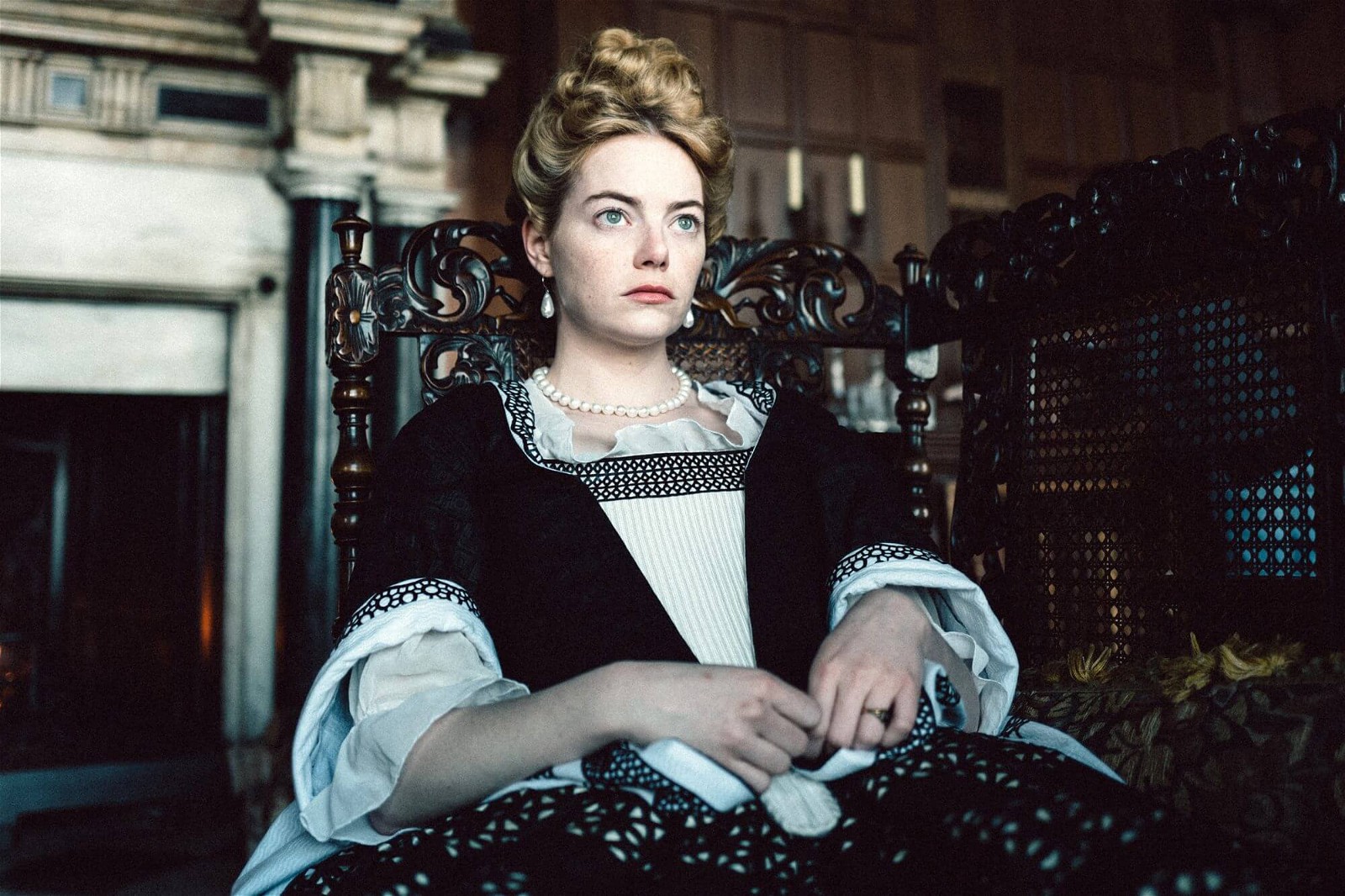 Emma Stone as Abigail in The Favourite (2018)