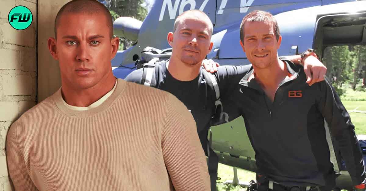 "I don't want you to say that!": Channing Tatum Was Terrified by Bear Grylls' Pep-Talk Before Jumping Out of a Plane
