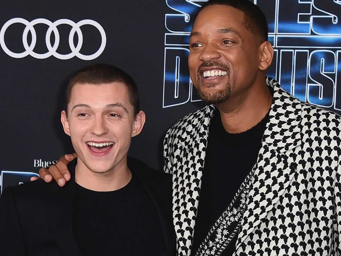 Tom Holland and Will Smith