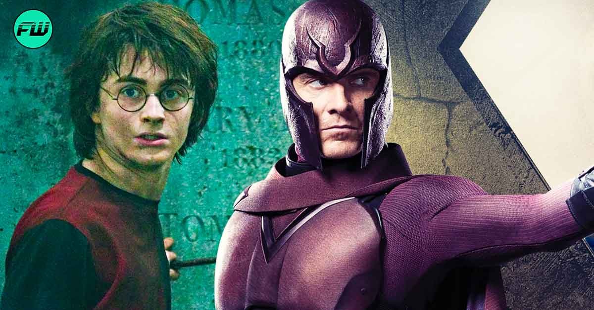 michael fassbender as magneto and daniel radcliffe as harry potter