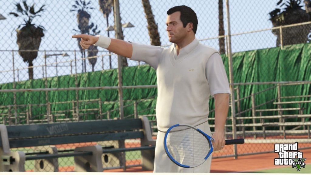 The tennis mechanics in GTA V are better than those in some tennis games.
