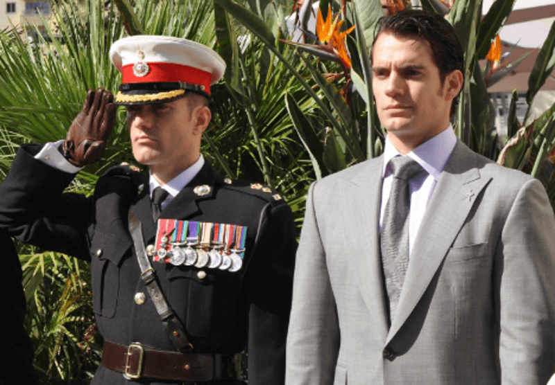 Henry Cavill at the Royal Marine Charity Event 