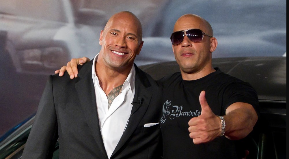Vin Diesel and Dwayne Johnson