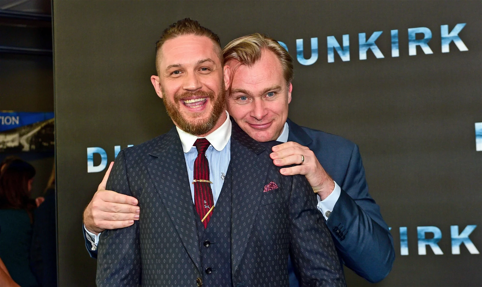 Tom Hardy and Christopher Nolan