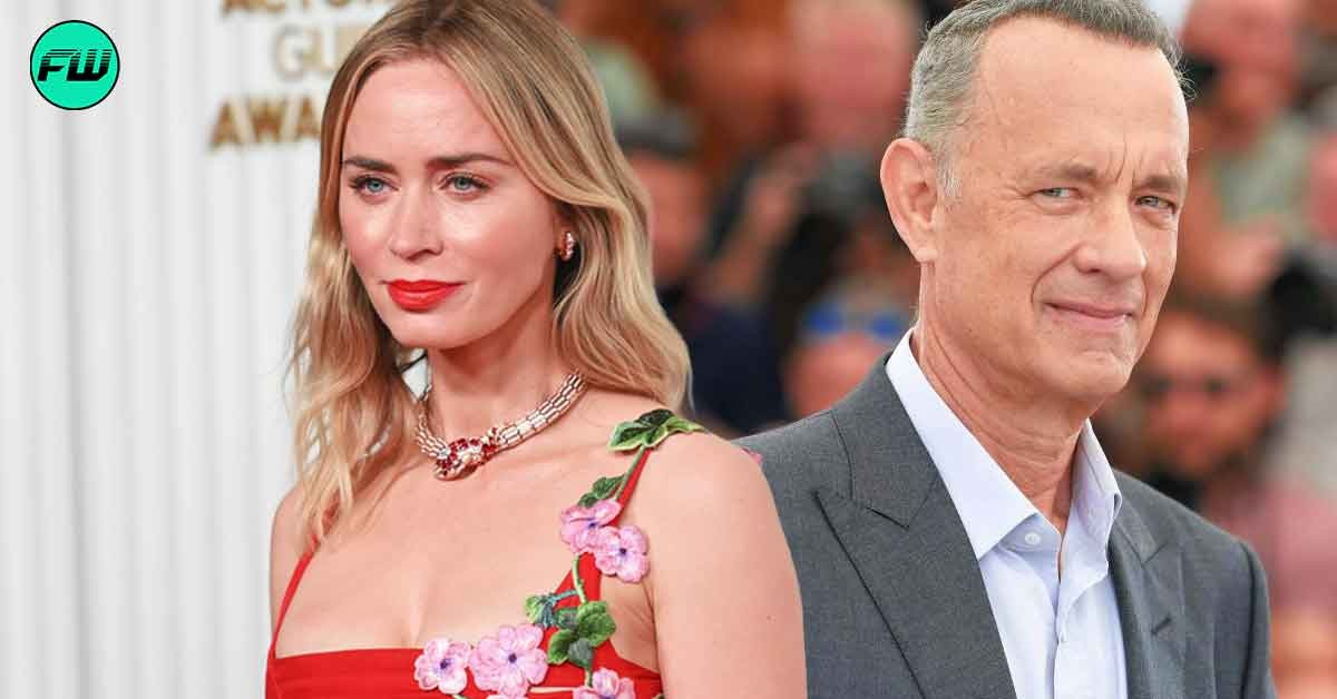 Emily Blunt Was Embarrassed About 'Crawling Naked Over' Tom Hanks in $119M Film Because He Could Pass as Her Father: "Maybe it was weird for him too"