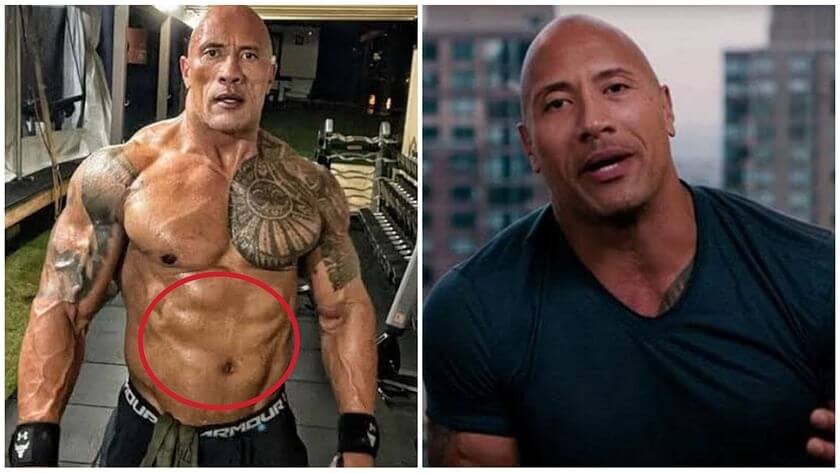Dwayne Johnson cannot have six-pack abs
