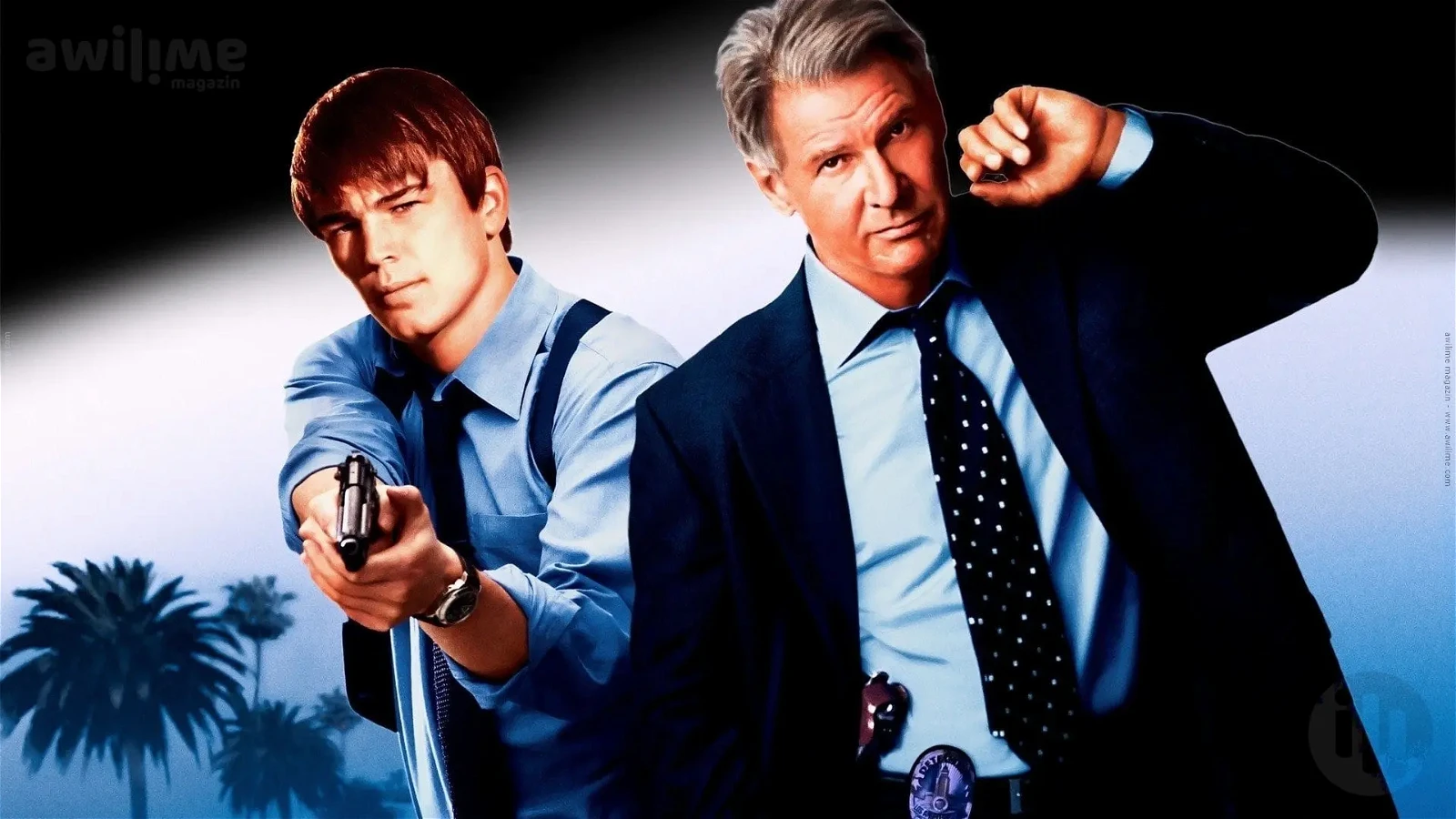 Harrison Ford and Josh Harnett in Hollywood Homicide