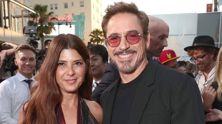 Marisa Tomei and Robert Downey Jr.
