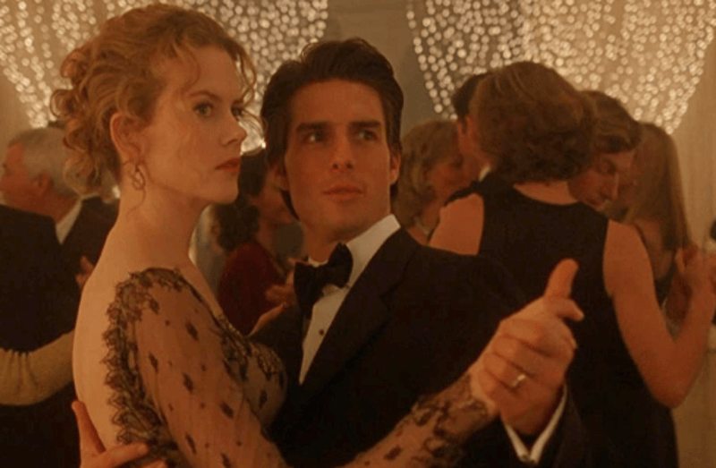 Nicole Kidman and Tom Cruise in Eyes Wide Shut