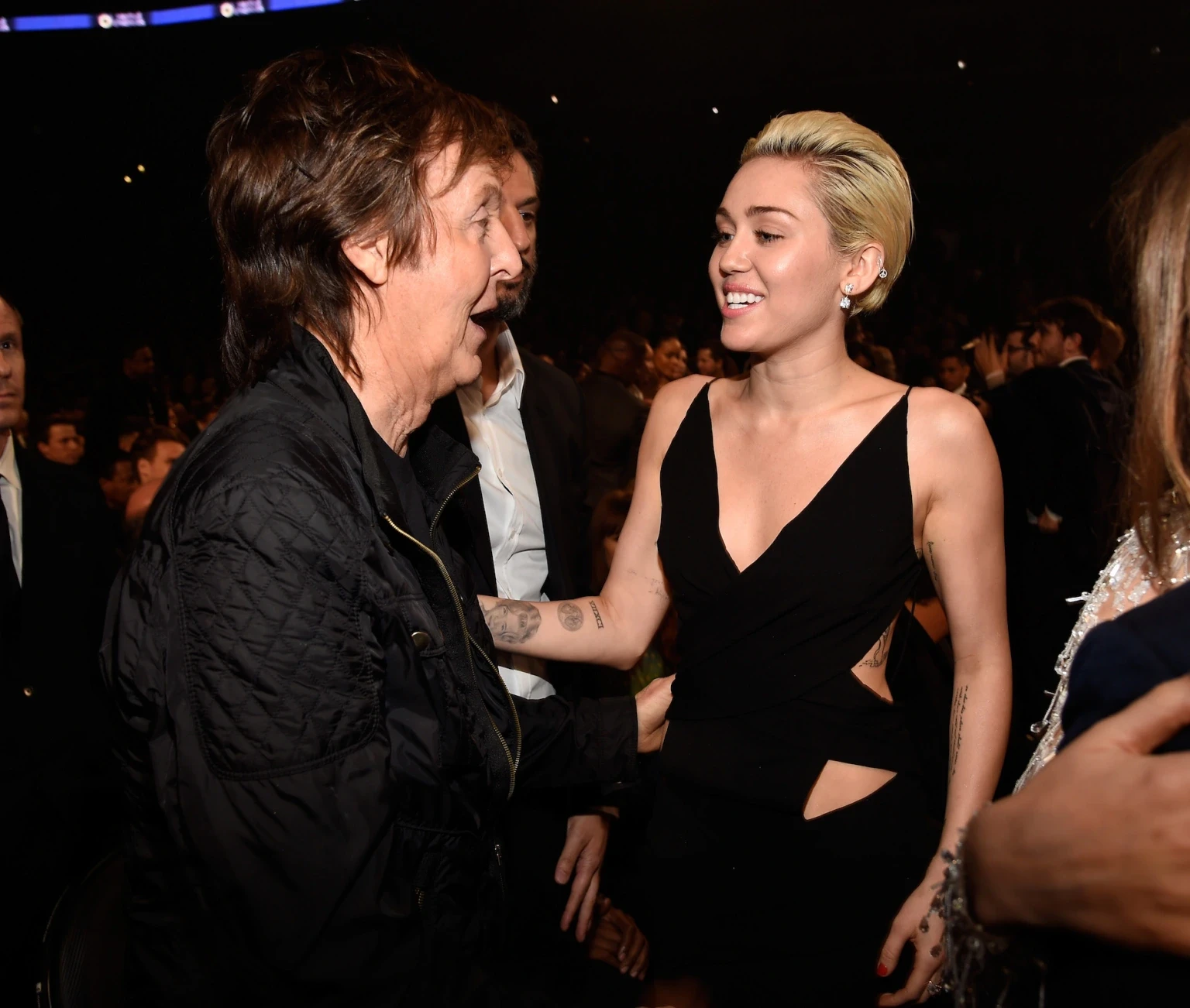 Paul McCartney and Miley Cyrus
