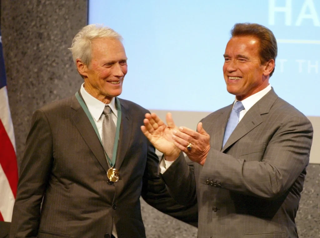 Clint Eastwood and Arnold Schwarzenegger