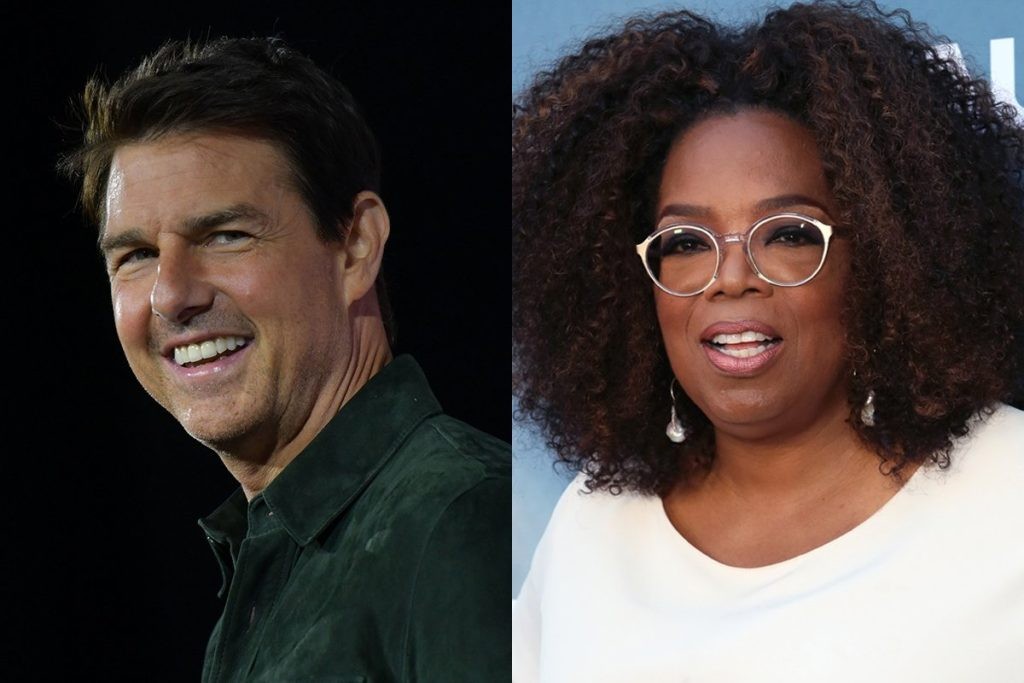 Tom Cruise and Oprah Winfrey