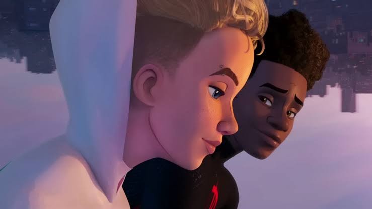 Gwen Stacy and Miles Morales in Across the Spider-Verse