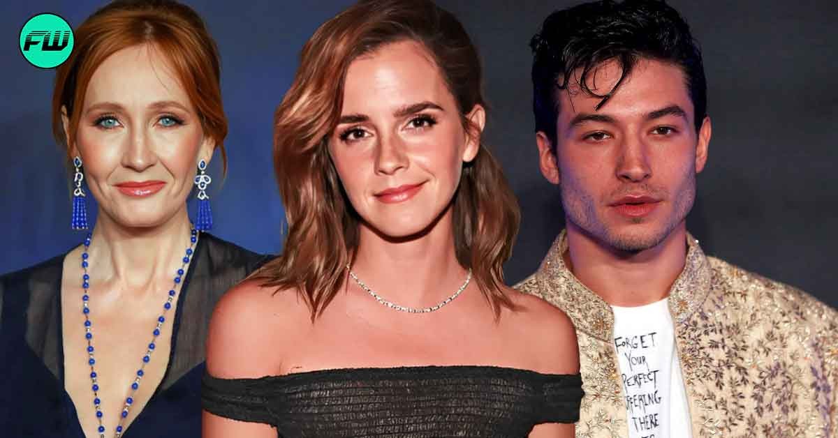 Emma Watson Slamming J.K. Rowling Yet Refusing to Address Close Friend Ezra Miller's Disturbing Actions Did Not Sit Well With Harry Potter Fans
