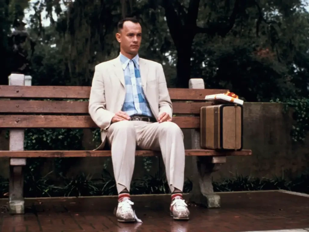 Tom Hanks in Forrest Gump (1994).