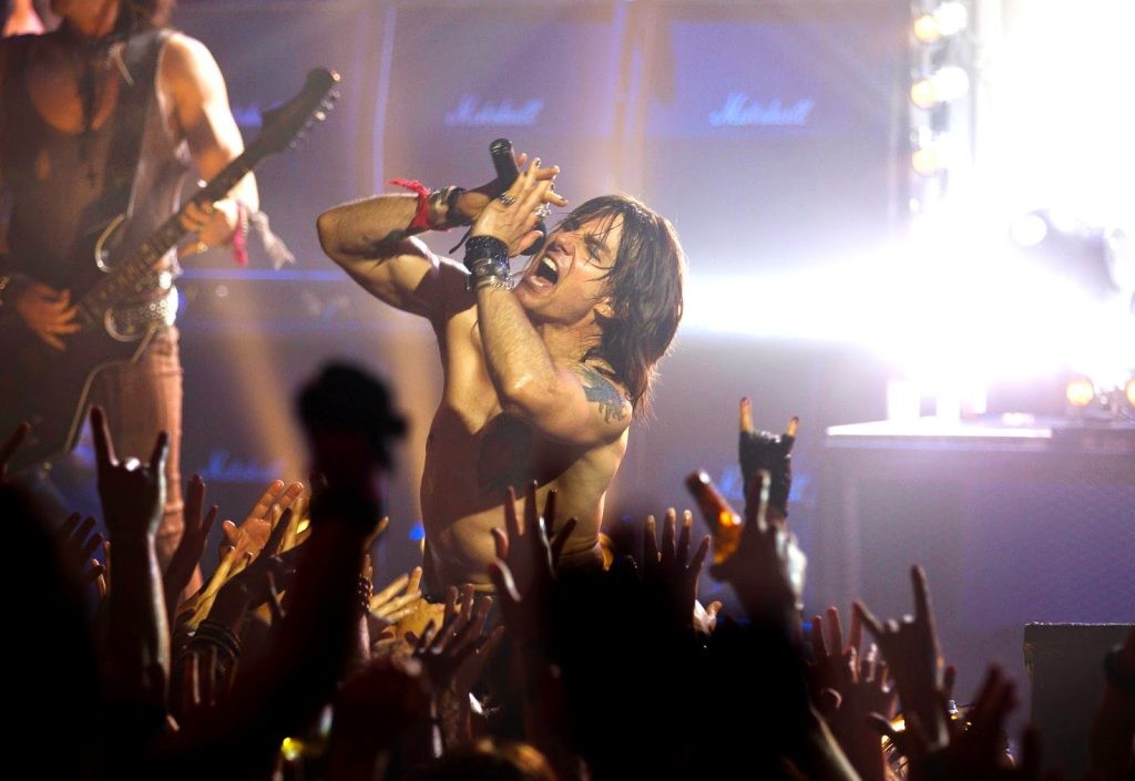 Tom Cruise in a still from Rock Of Ages