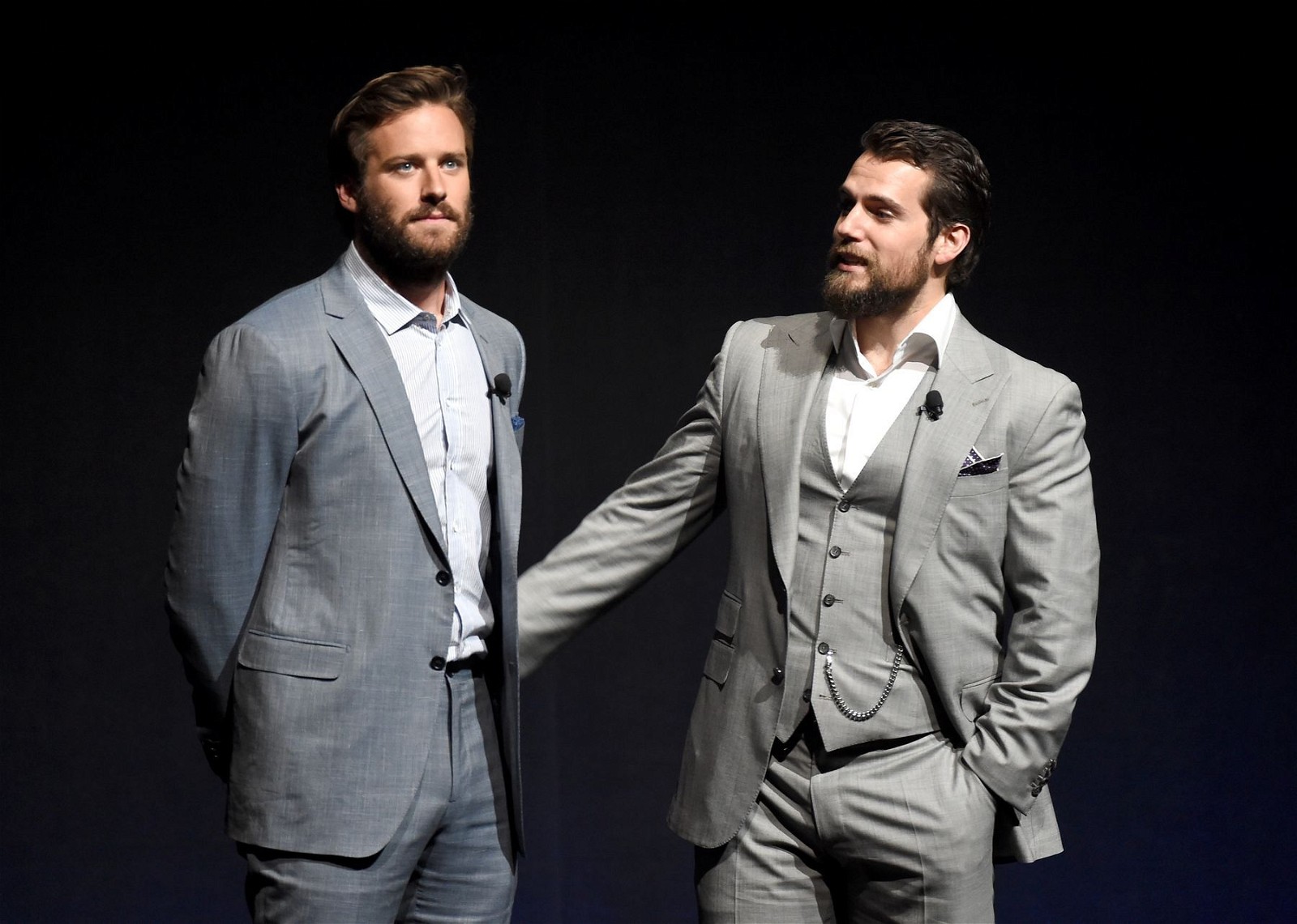 Armie Hammer and Henry Cavill 