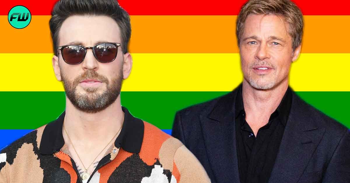 "Whatta ya think? Too on the nose?": Chris Evans and Brad Pitt Joined Forces to Take Down Homophobic 'Straight Pride' Movement, Blew it to Smithereens