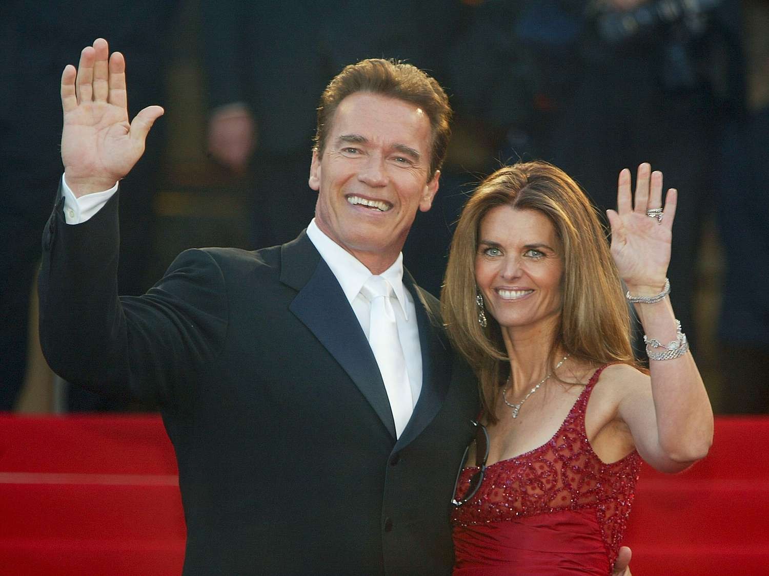 Arnold Schwarzenegger and his wife