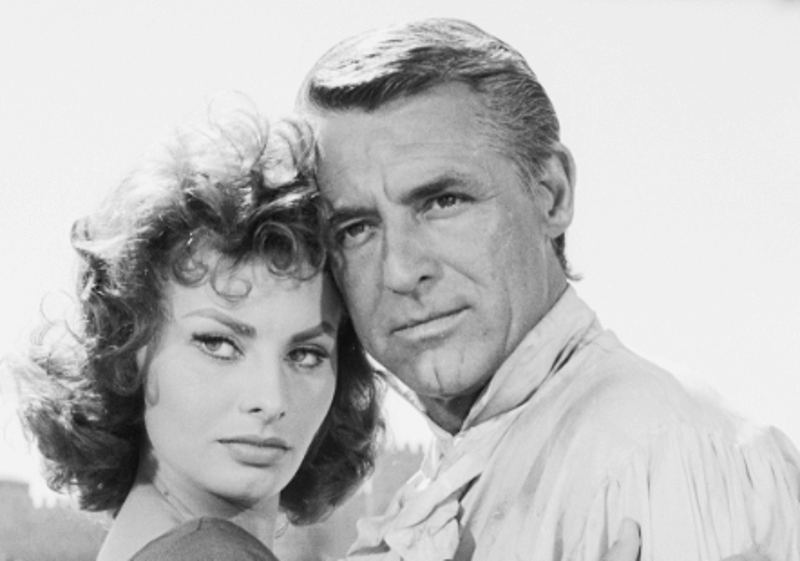 Cary Grant and Sophia Loren 