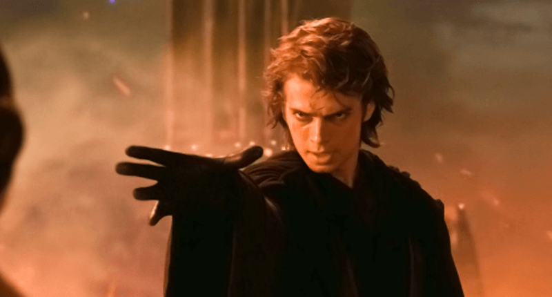 Hayden Christensen as Anakin skywalker