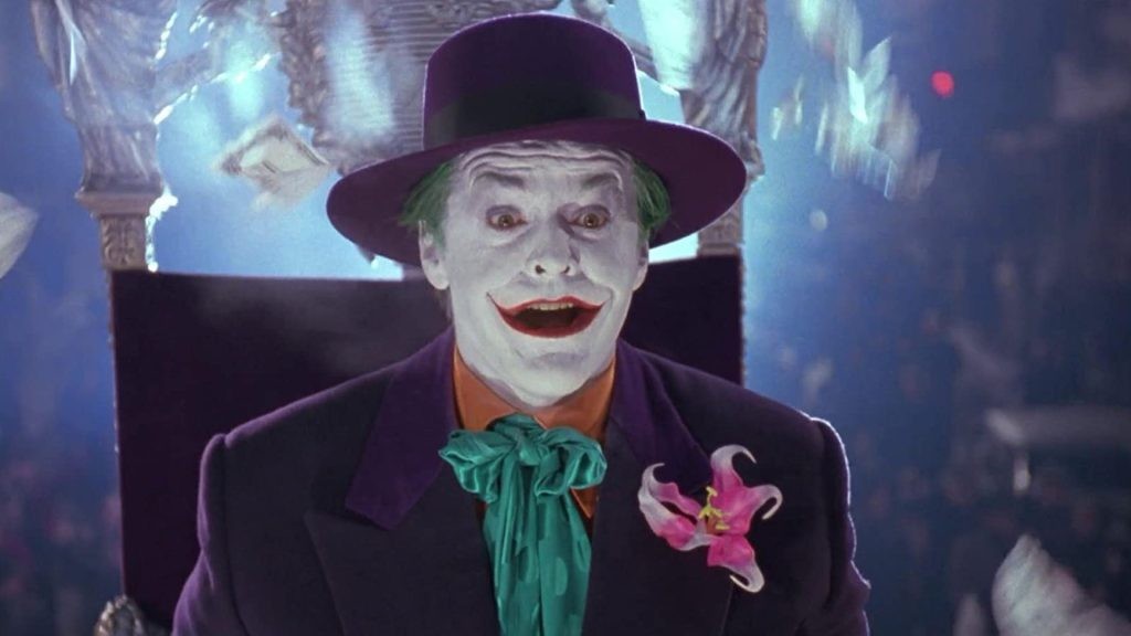 Jack Nicholson as the Joker in Batman