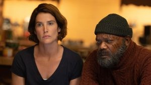 Samuel L Jackson and Cobie Smulders in a still from Secret Invasion