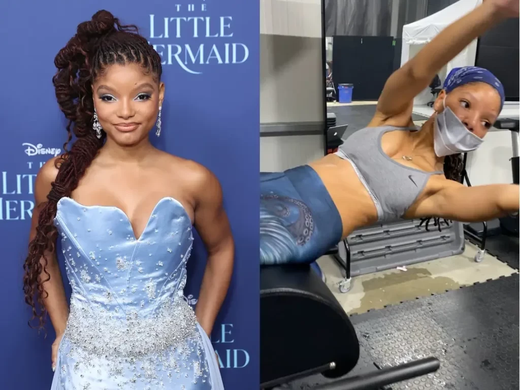 Halle Bailey had to go through intense workout sessions to play Ariel in The Little Mermaid