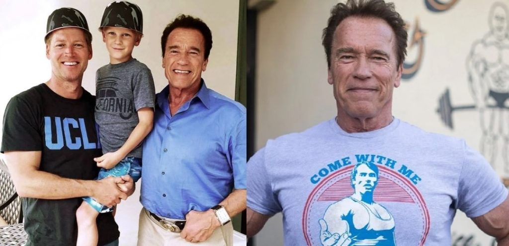 Meinhard Schwarzenegger and Arnold Schwarzenegger