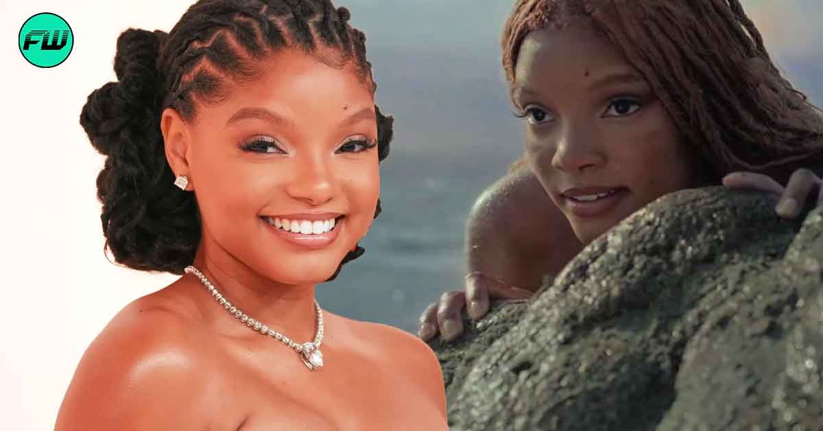 Disney Made Halle Bailey Do Brutal Weightlifting With Her Head for 'The Little Mermaid'
