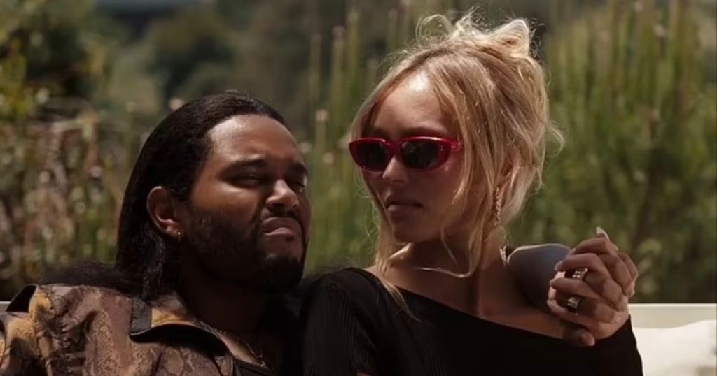 Lily-Rose Depp and The Weeknd in The Idol